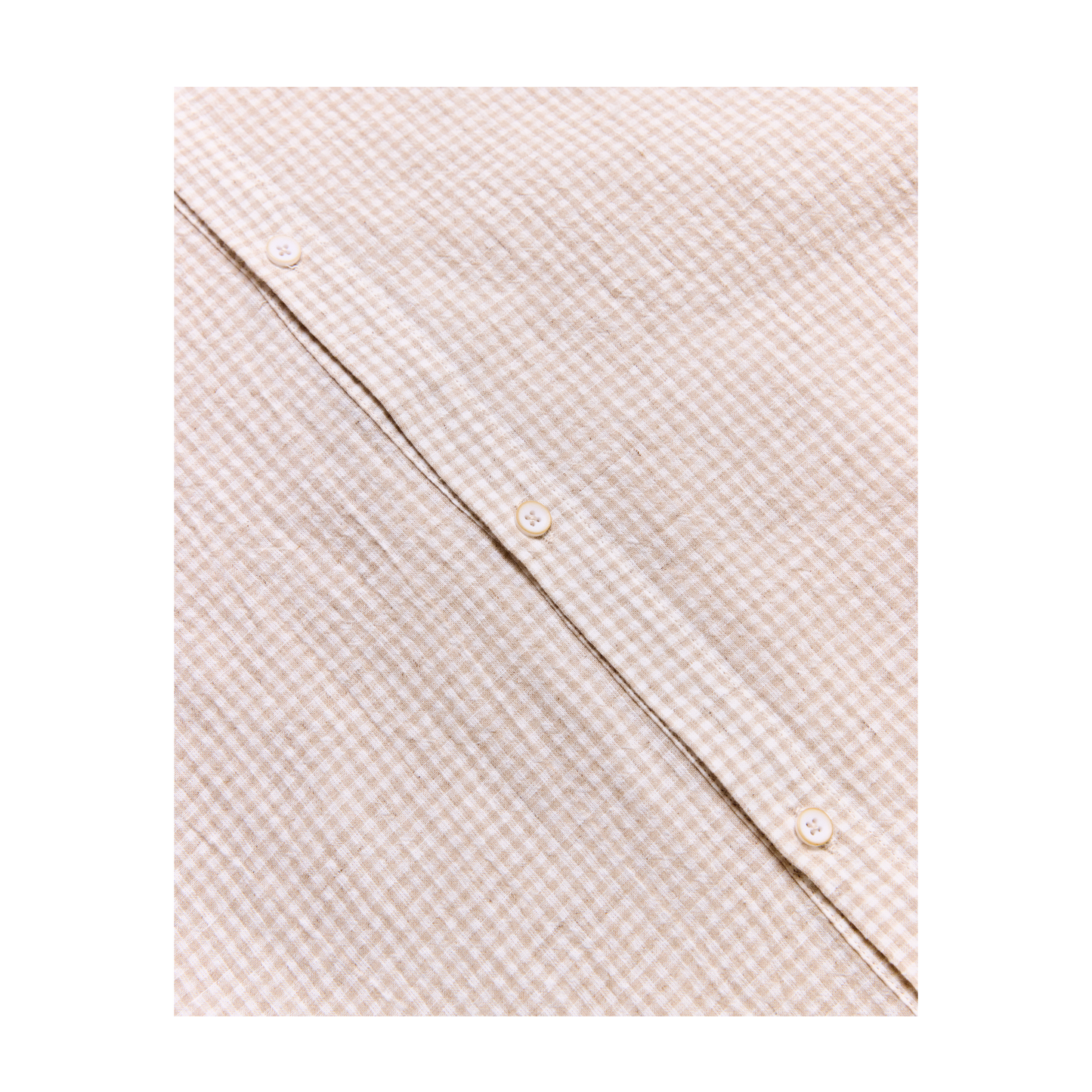 DEANS OVERSHIRT BEIGE GINGHAM SS27