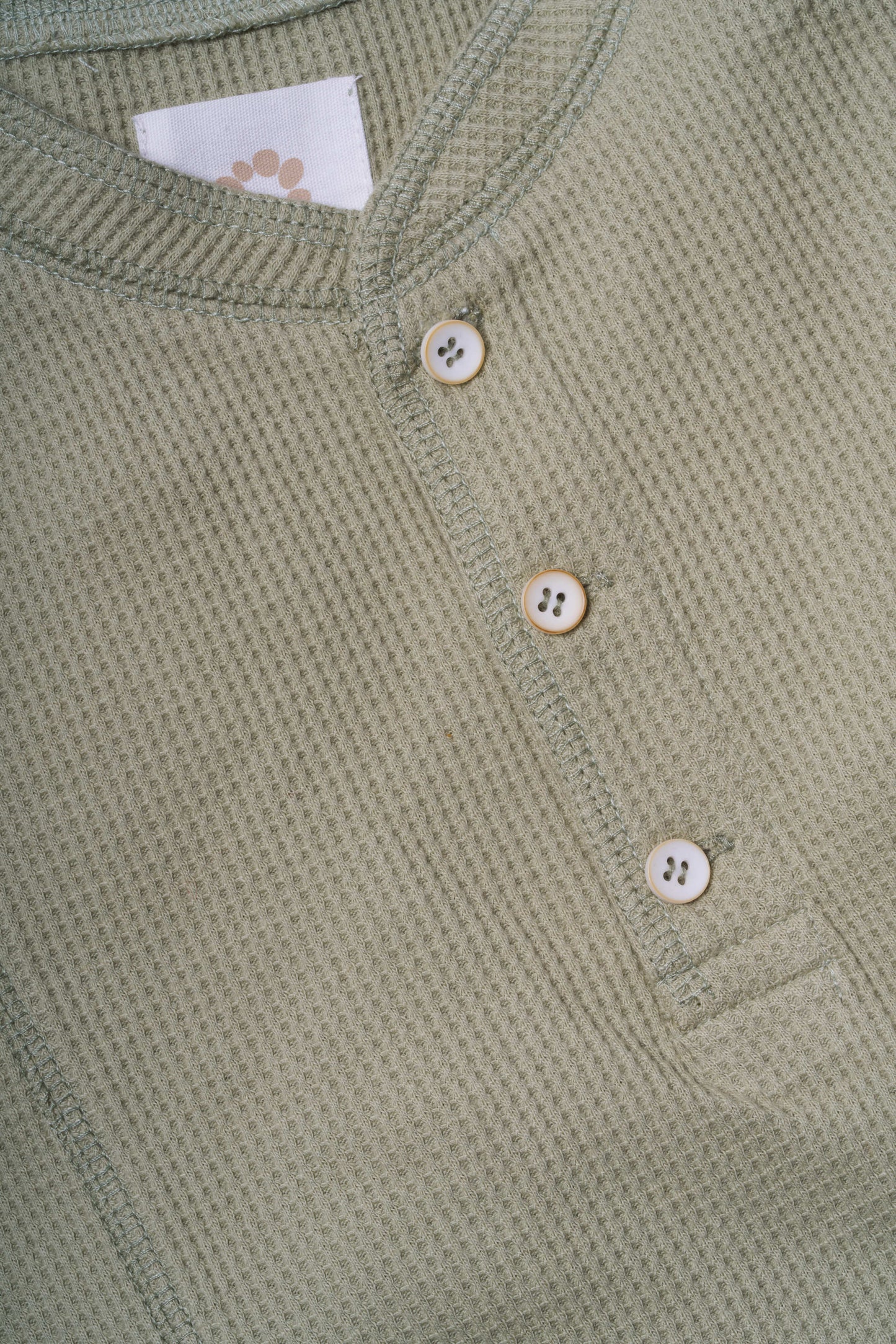Henley Waffle White