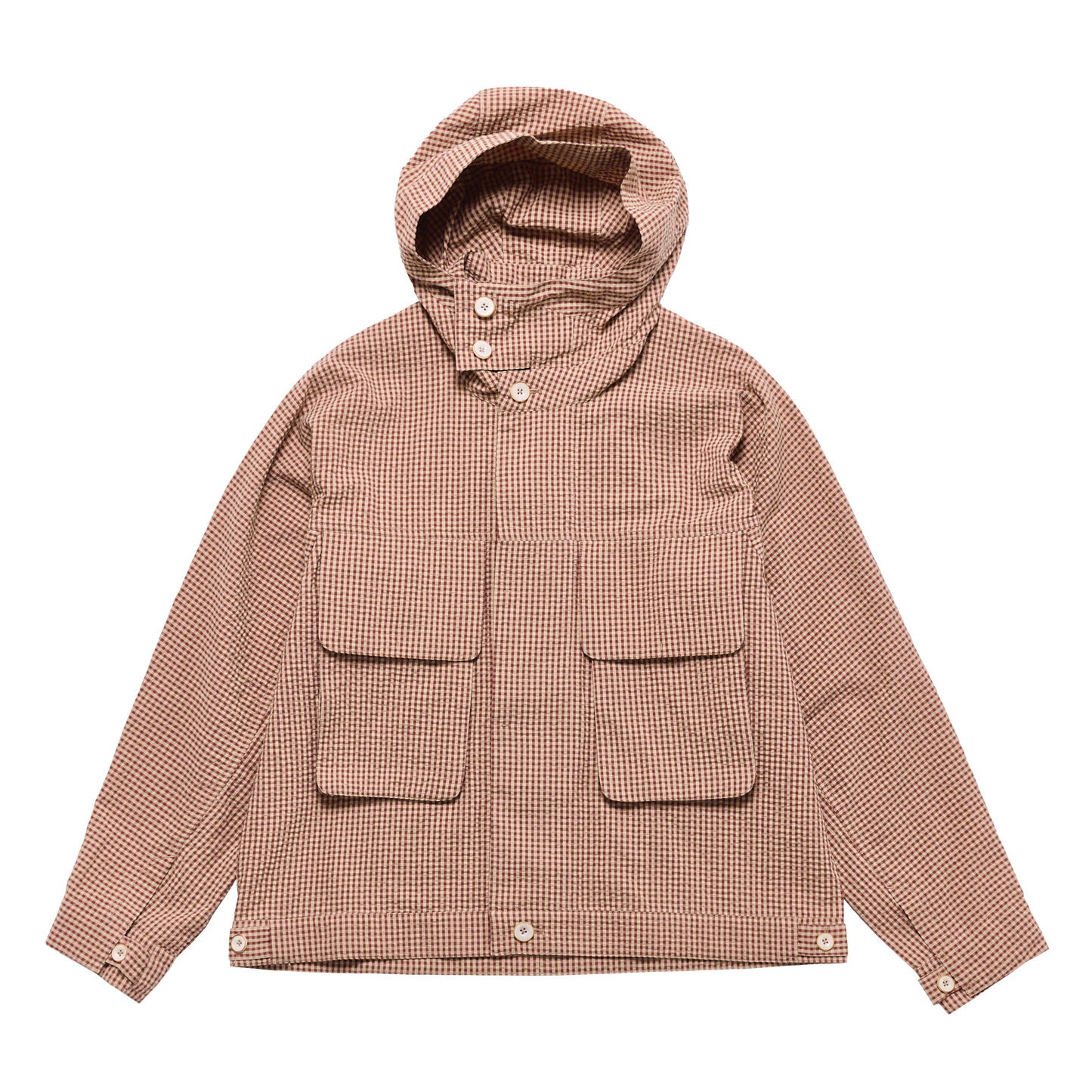 PEVERIL JACKET RED GINGHAM SS27