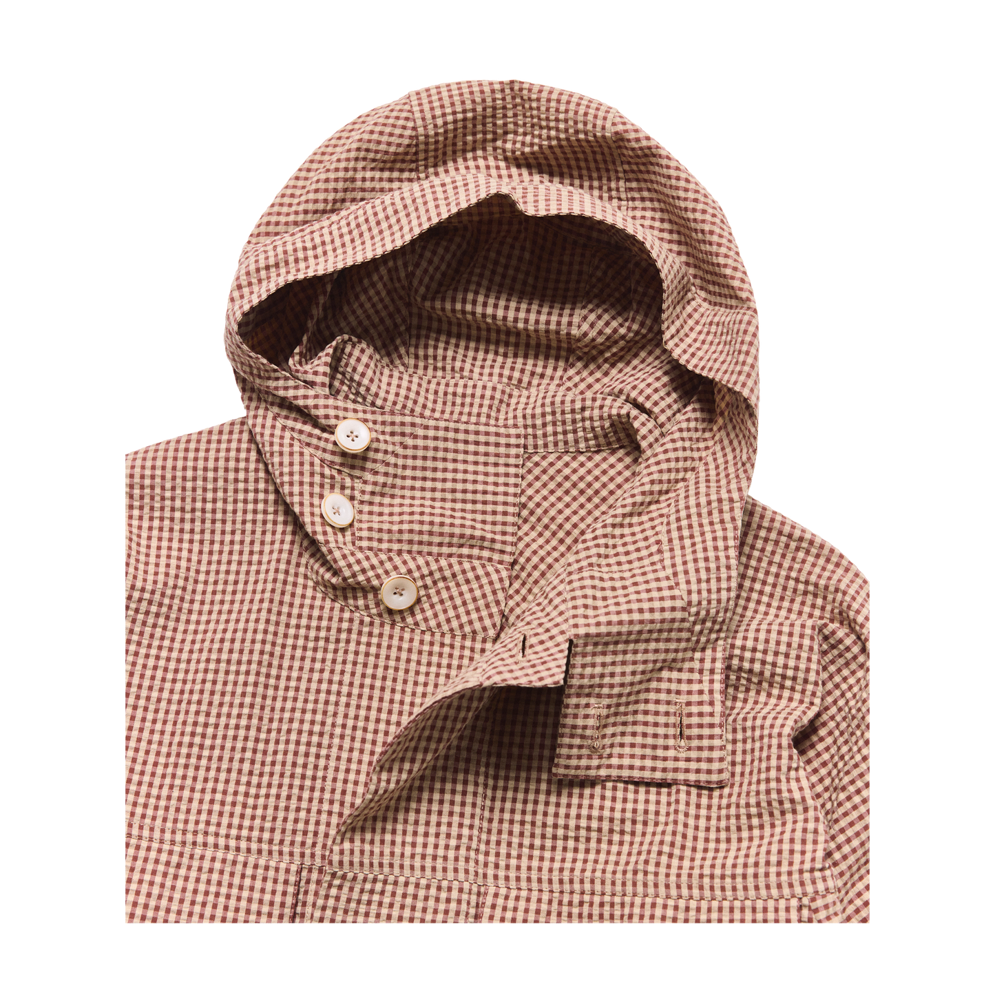 PEVERIL JACKET RED GINGHAM SS27