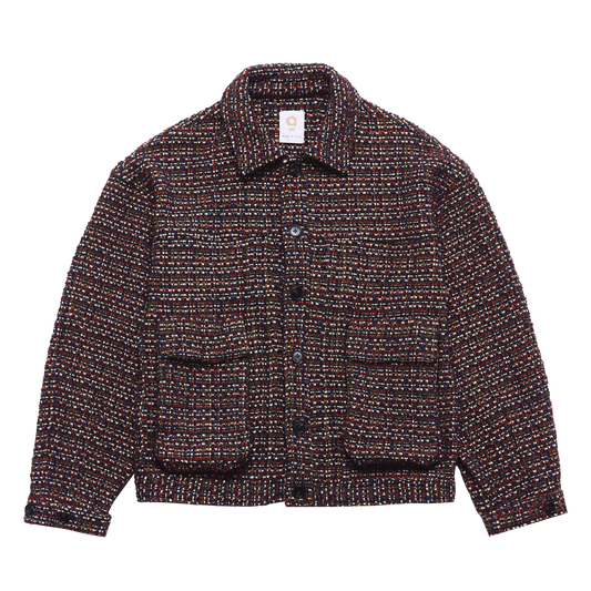 COTTONOPOLIS JACKET MULTI BLUE SS27