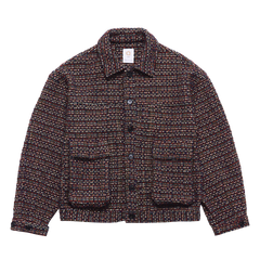 COTTONOPOLIS JACKET MULTI BLUE SS27