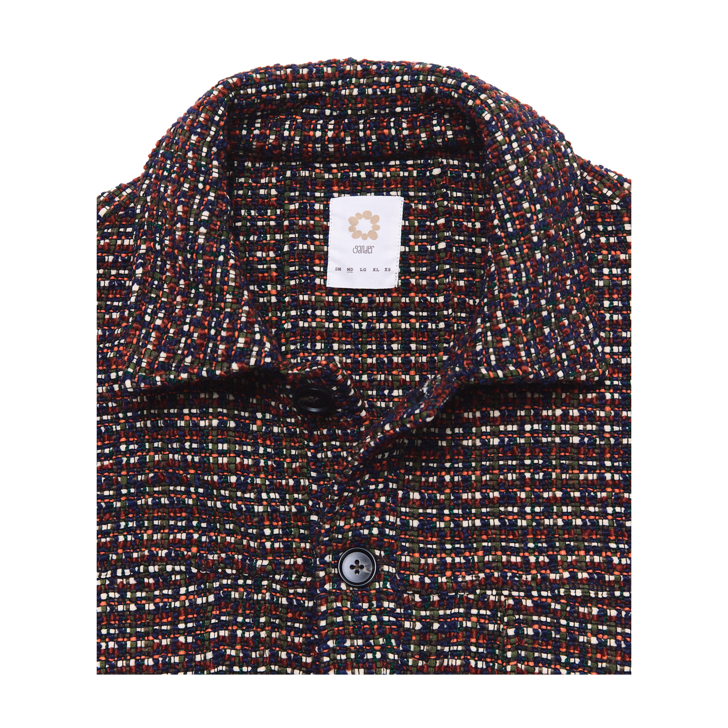COTTONOPOLIS JACKET MULTI BLUE SS27