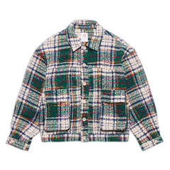 COTTONOPOLIS JACKET MULTI GREEN SS27