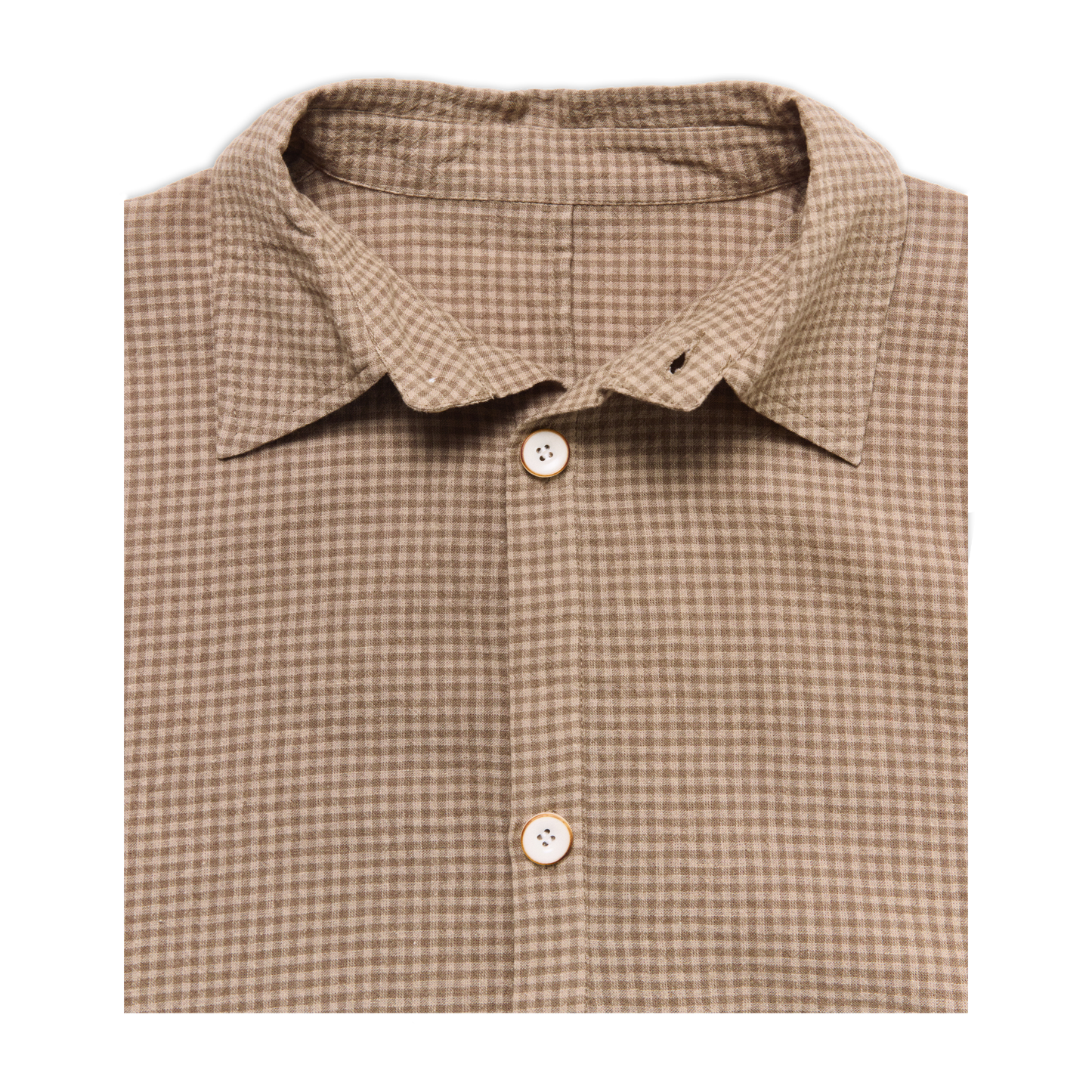 DEANS OVERSHIRT OAT GINGHAM SS27