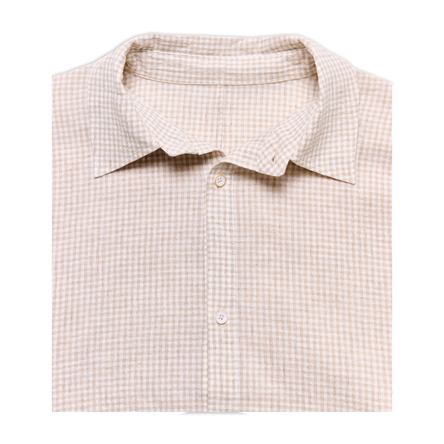 DEANS OVERSHIRT BEIGE GINGHAM SS27