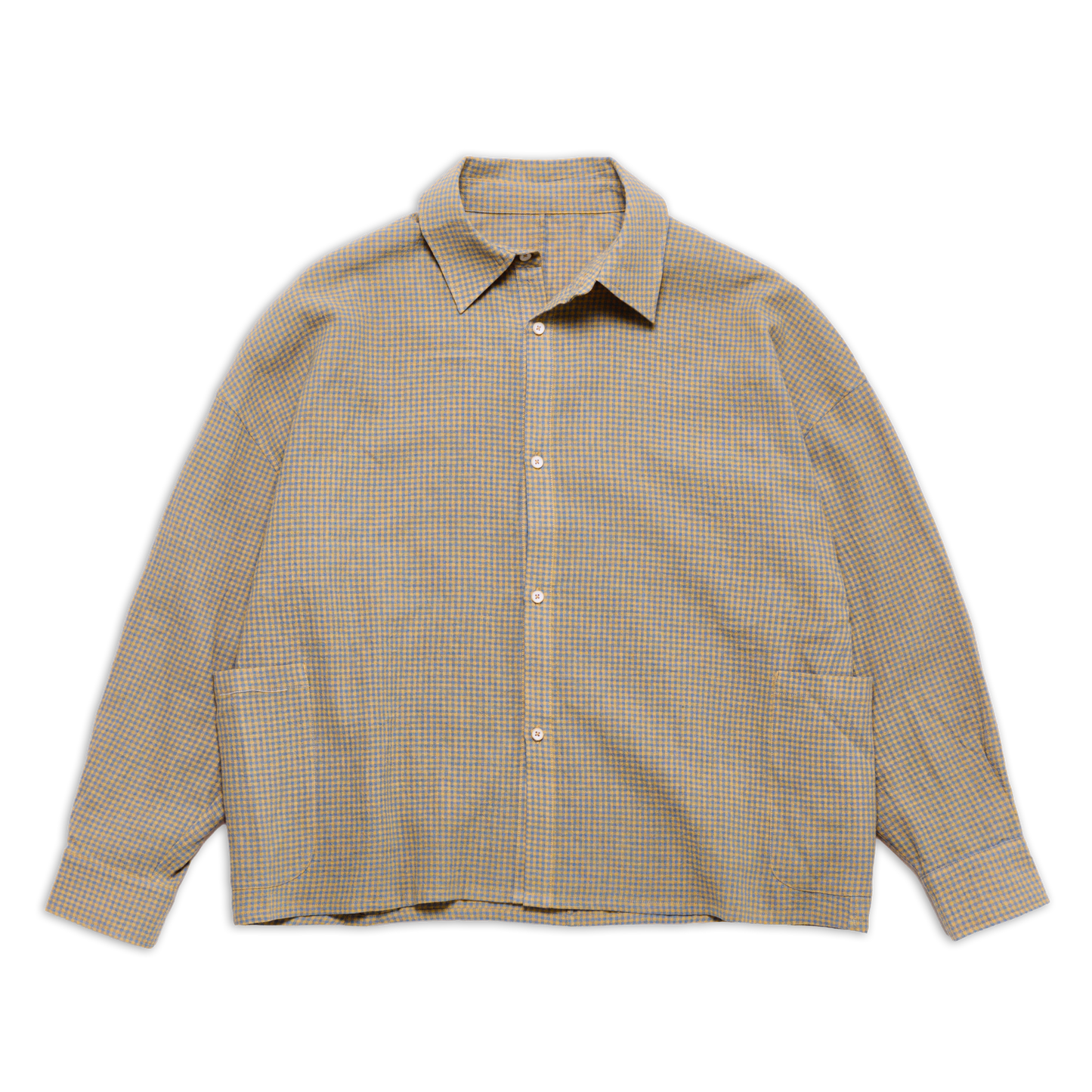DEANS OVERSHIRT BLUE GINGHAM SS27