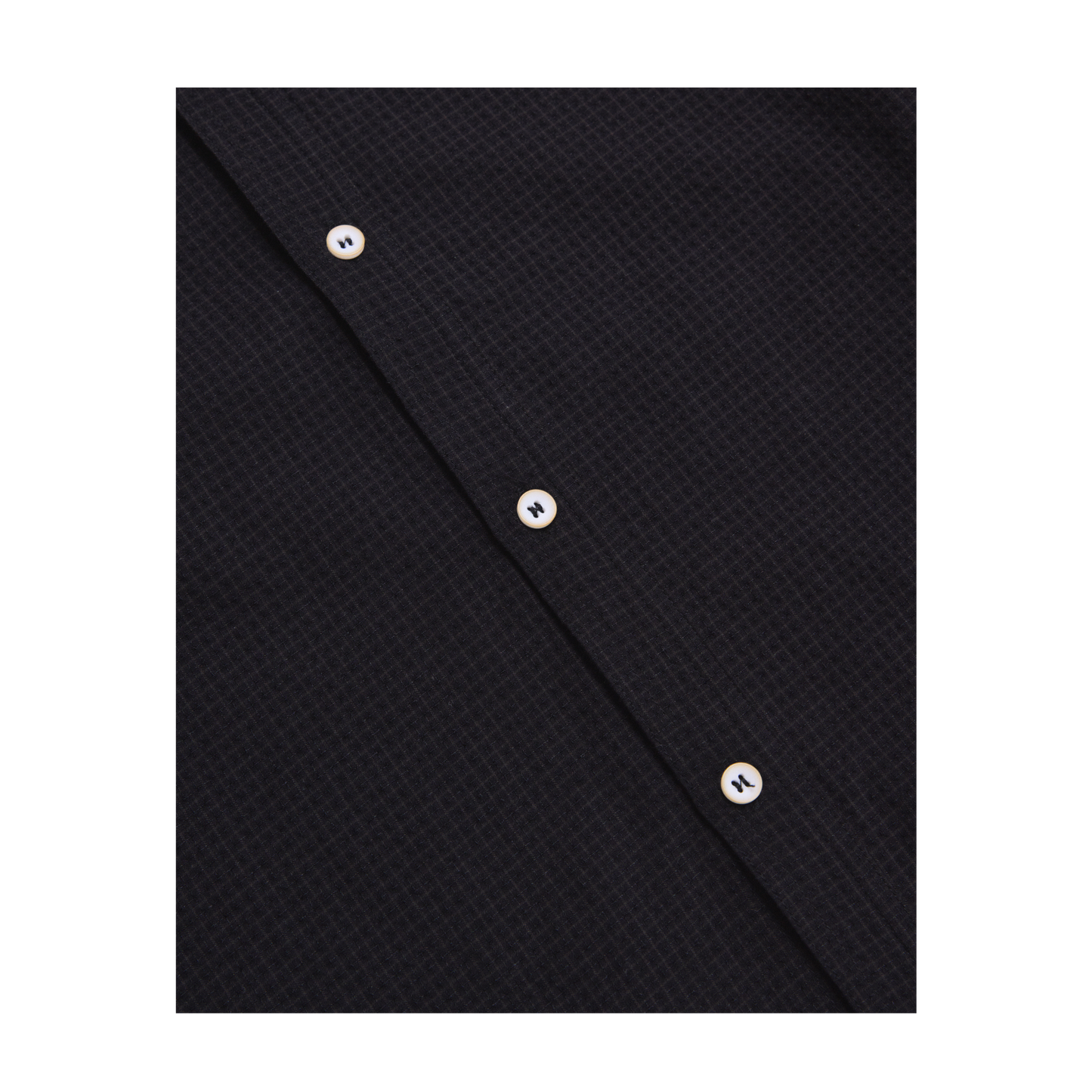SHAWL SHIRT BLACK SS27