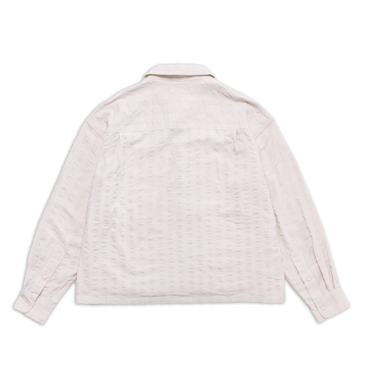 SHAWL SHIRT WHITE SS27