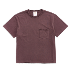 RAW EDGE POCKET TEE CACAO SS27