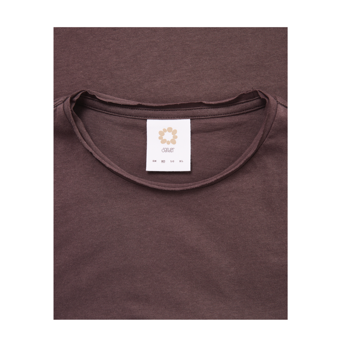 RAW EDGE POCKET TEE CACAO SS27