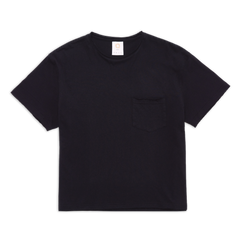 RAW EDGE POCKET TEE BLACK SS27