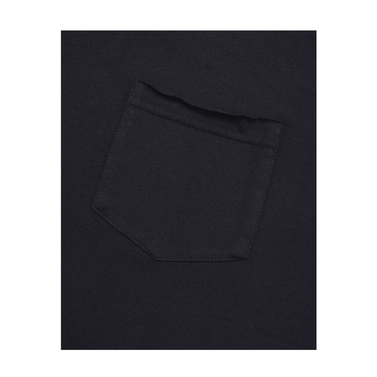RAW EDGE POCKET TEE BLACK SS27