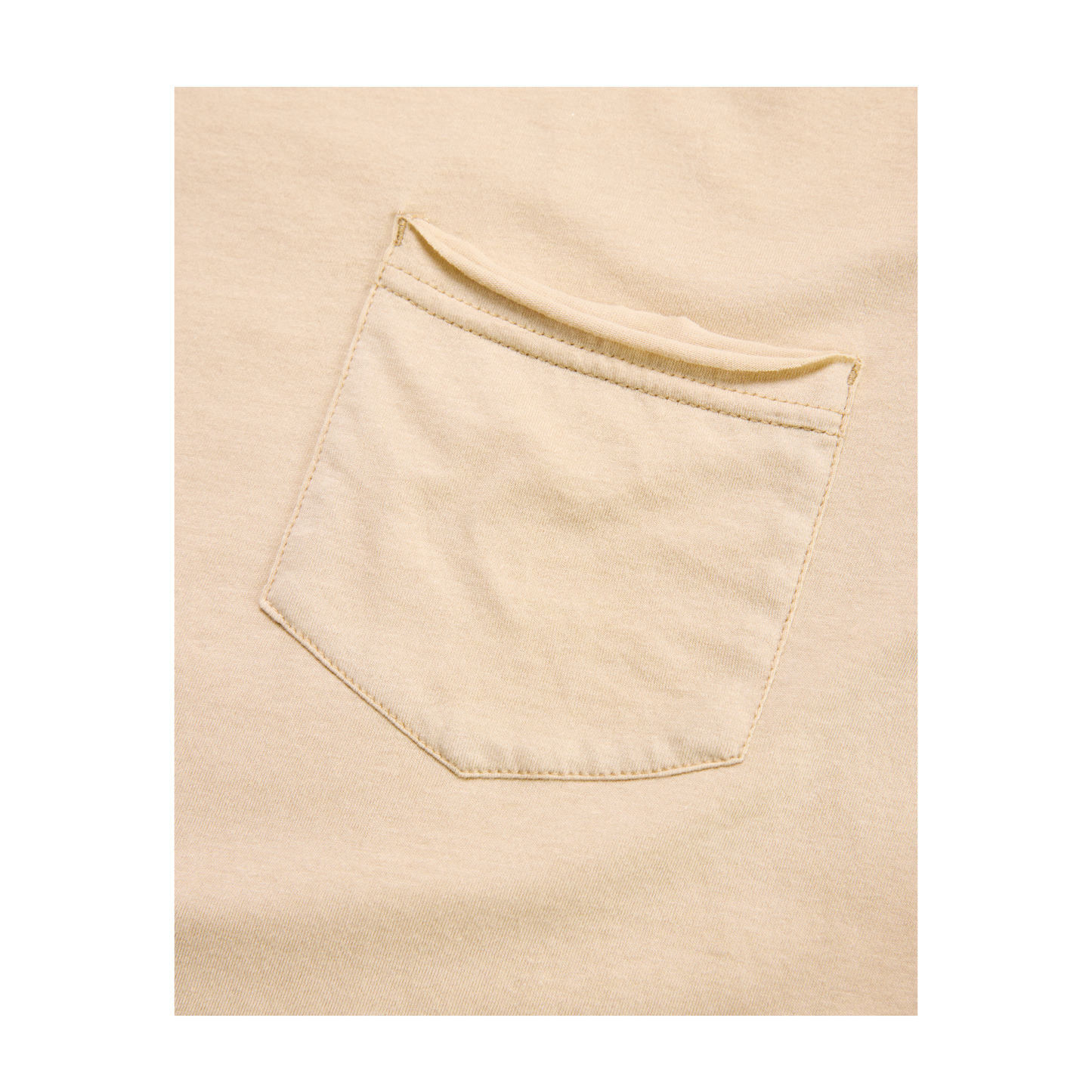RAW EDGE POCKET TEE SAND SS27