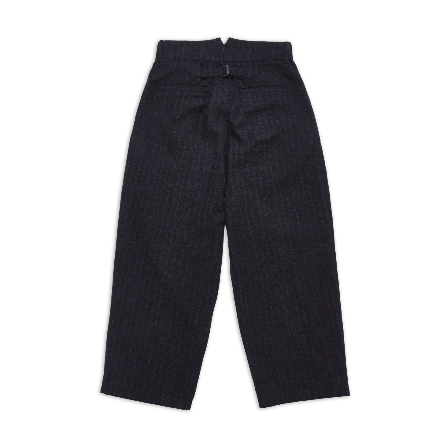 EVERYDAY DOUBLE PLEATED PANT GREY PINSTRIPE SS27