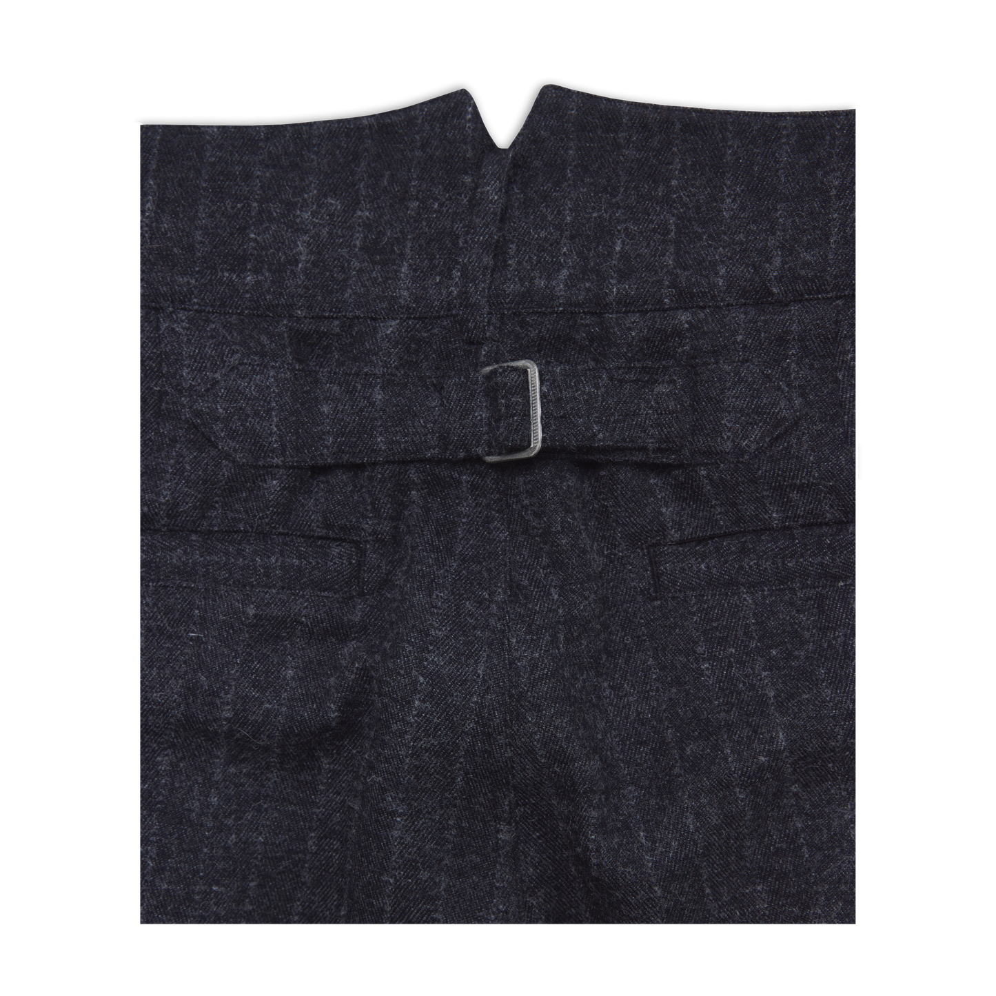 EVERYDAY DOUBLE PLEATED PANT GREY PINSTRIPE SS27
