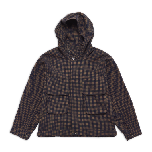 PEVERIL JACKET NAVY GINGHAM SS27