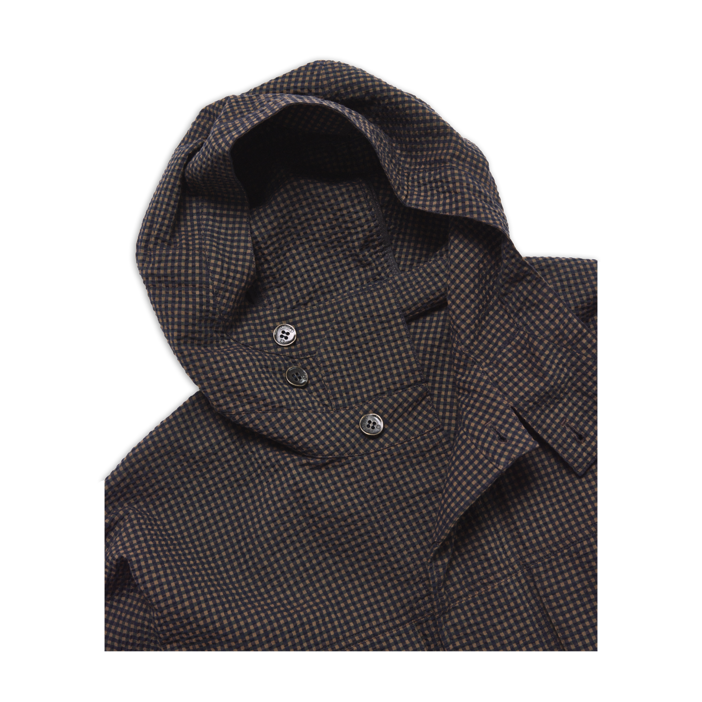 PEVERIL JACKET NAVY GINGHAM SS27