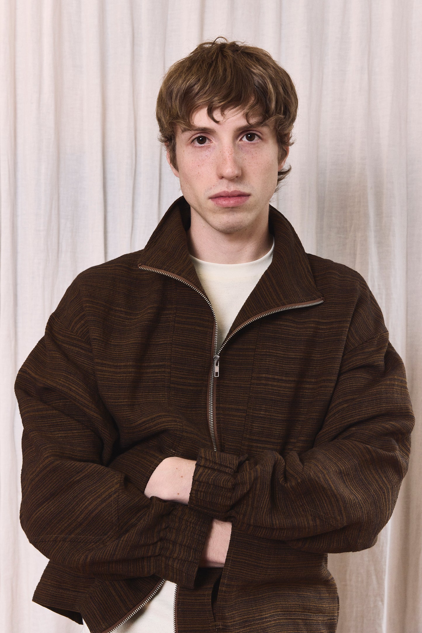 STEVENSON TRACK JACKET BROWN SS27