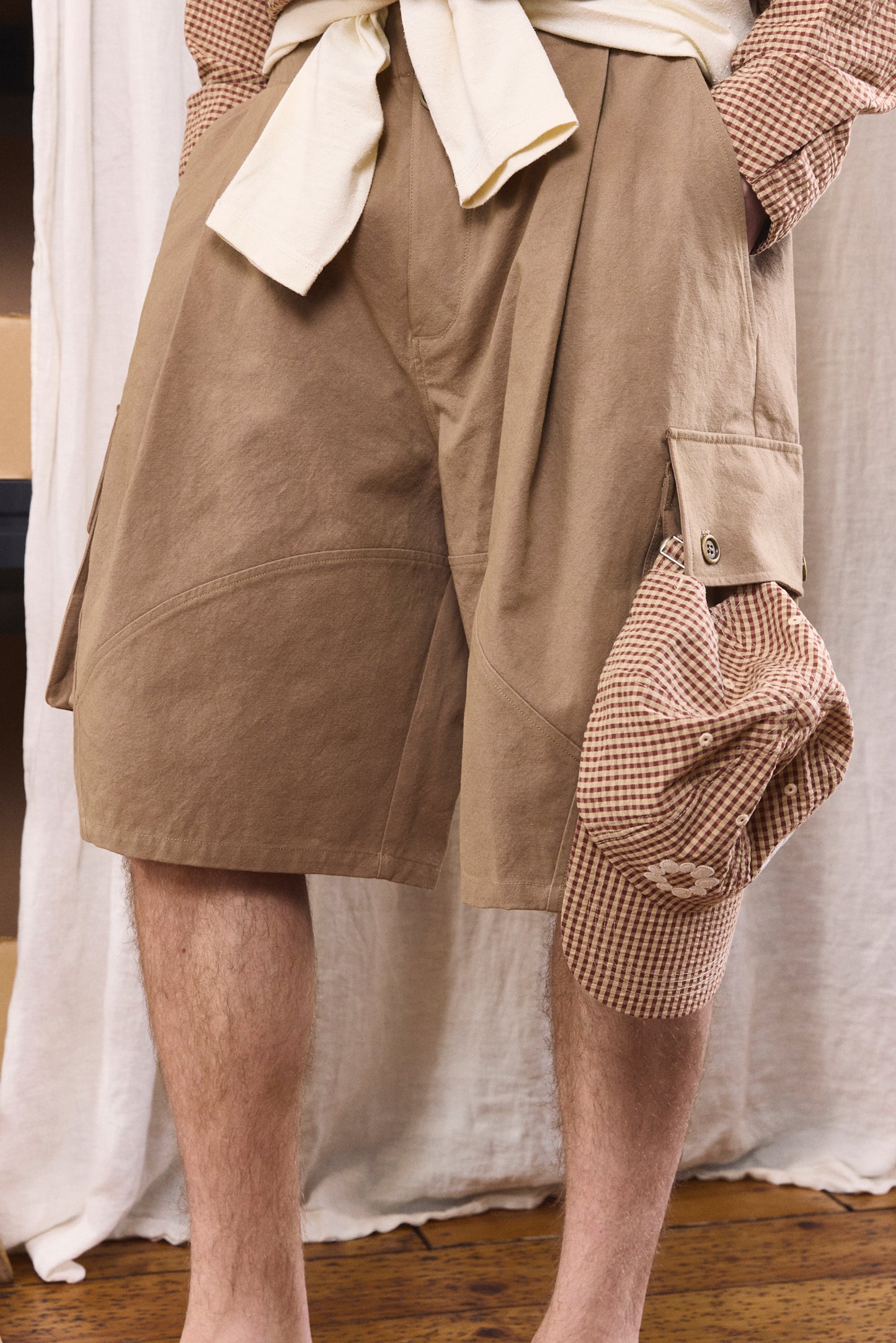 STEVENSON CARGO SHORT BEIGE SS27