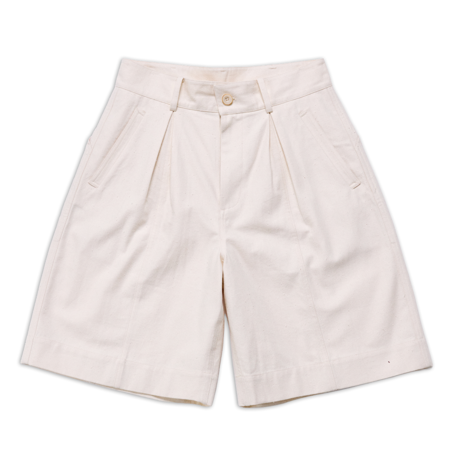 COTTONOPOLIS BALLOON SHORT WHITE SS27