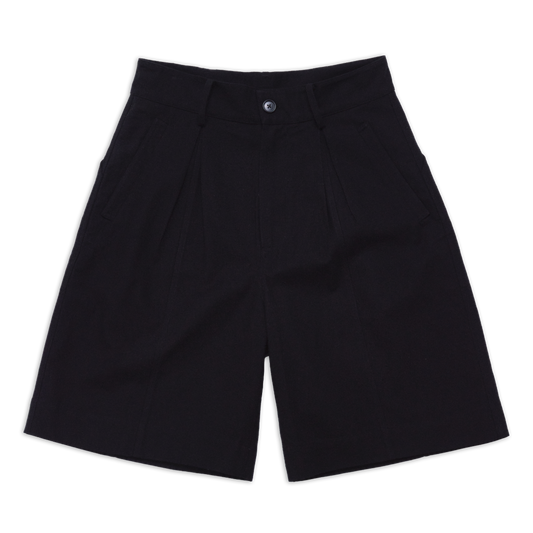 COTTONOPOLIS BALLOON SHORT BLACK SS27