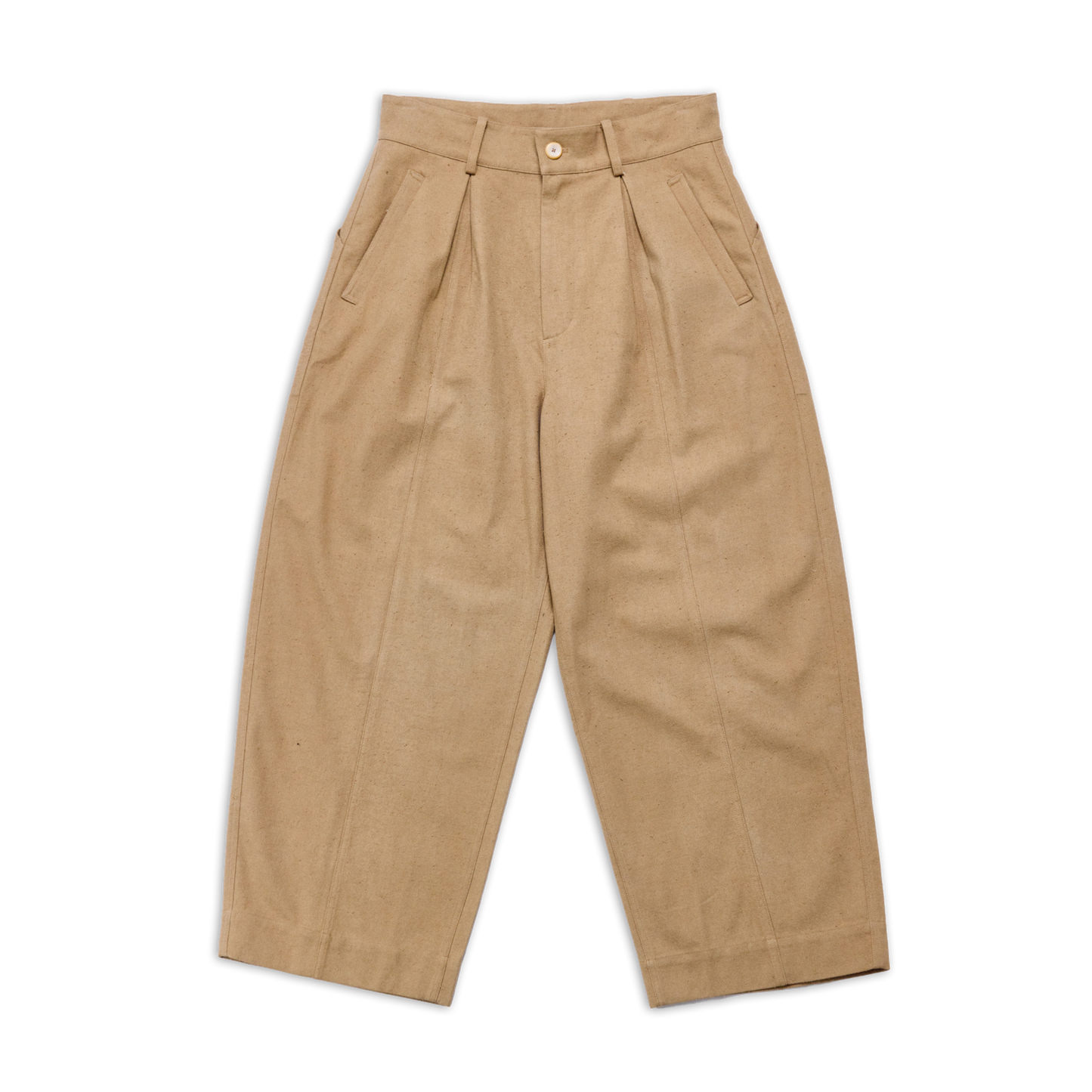 COTTONOPOLIS BALLOON PANT CAMEL SS27