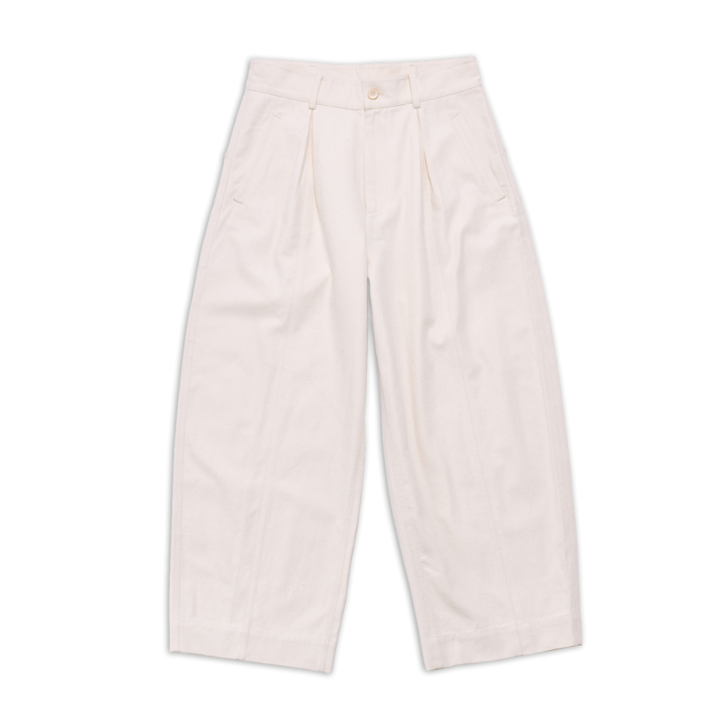 COTTONOPOLIS BALLOON PANT WHITE SS27