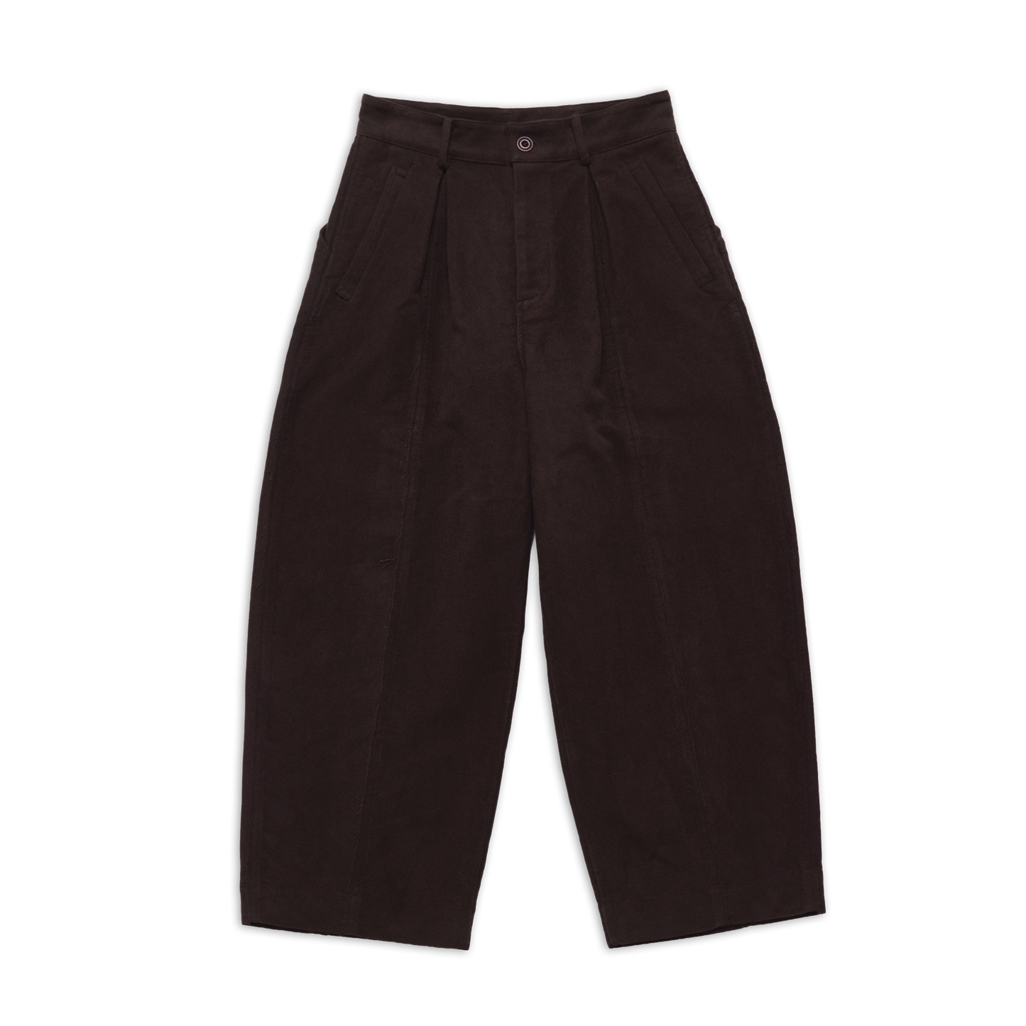 COTTONOPOLIS PANT DARK BROWN MAHSS27