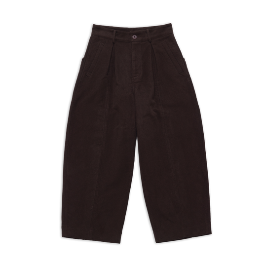 COTTONOPOLIS PANT DARK BROWN MAHSS27