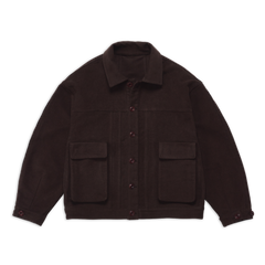 COTTONOPOLIS JACKET DARK BROWN MAH SS27