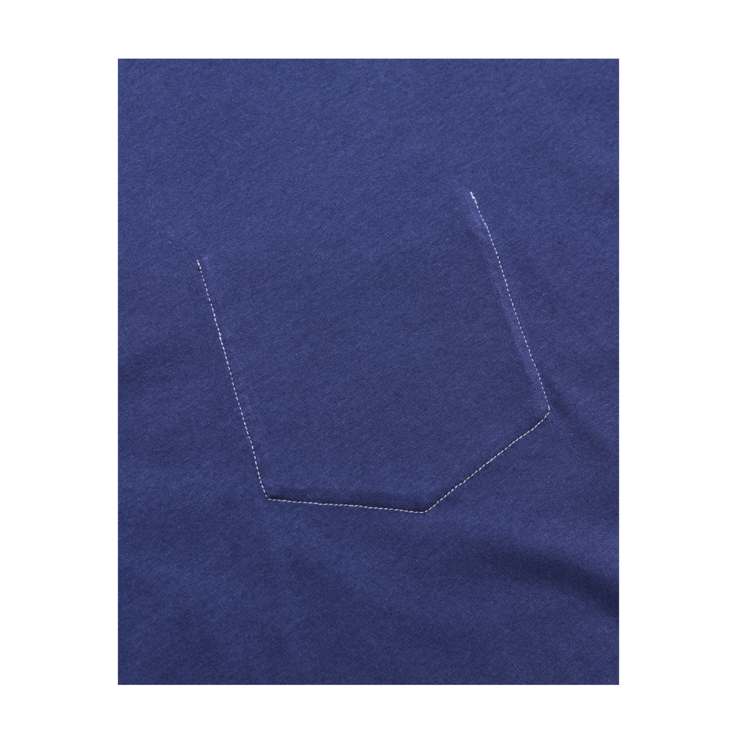CONTRAST STITCH TEE BLUE SS27