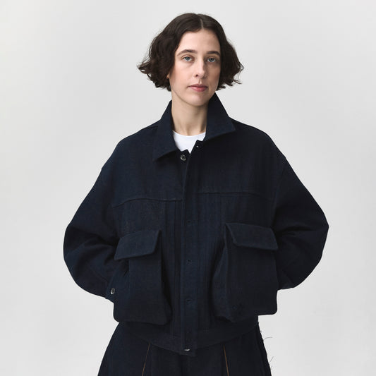 Cottonopolis Jacket Navy