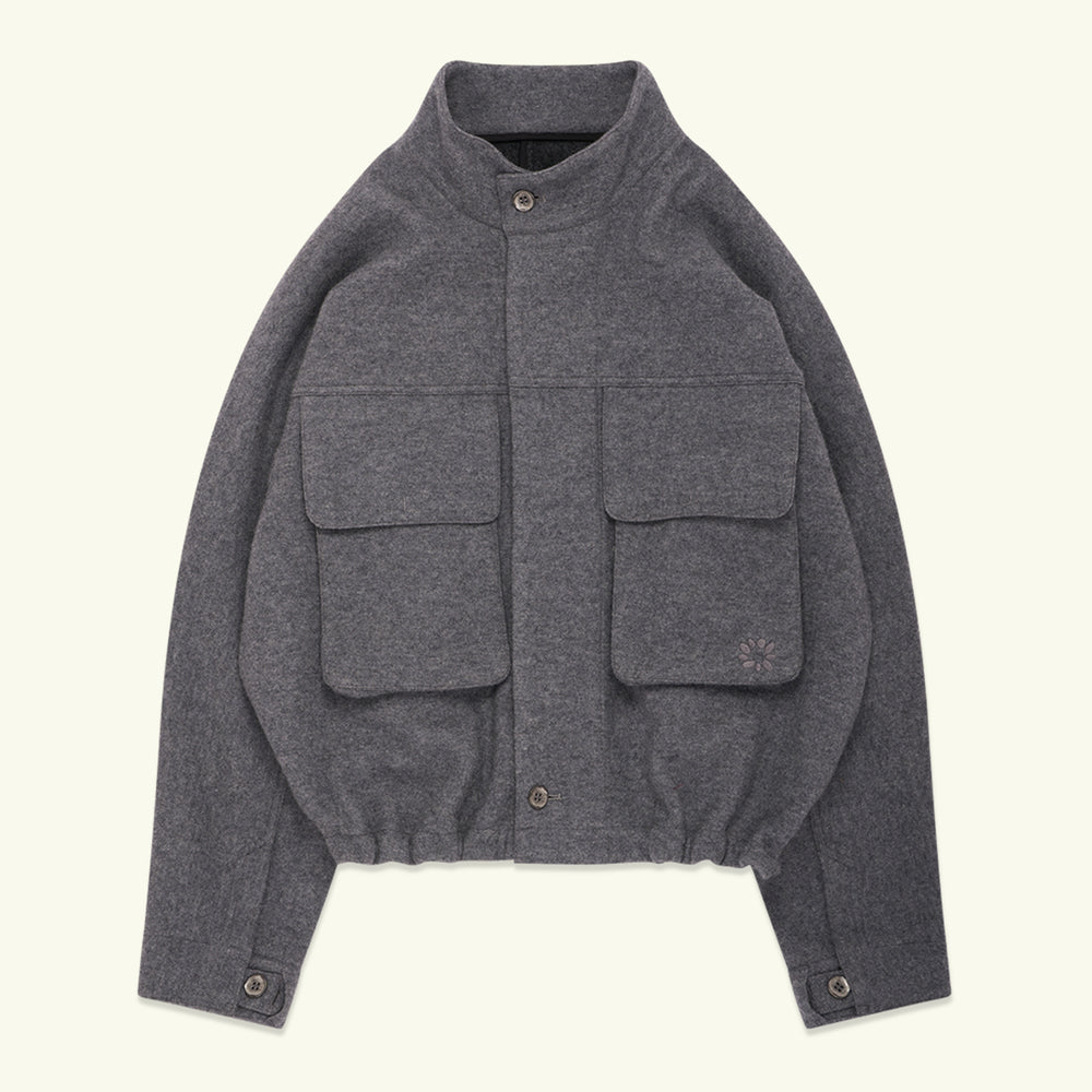 Wool Peveril Jacket (Grey)