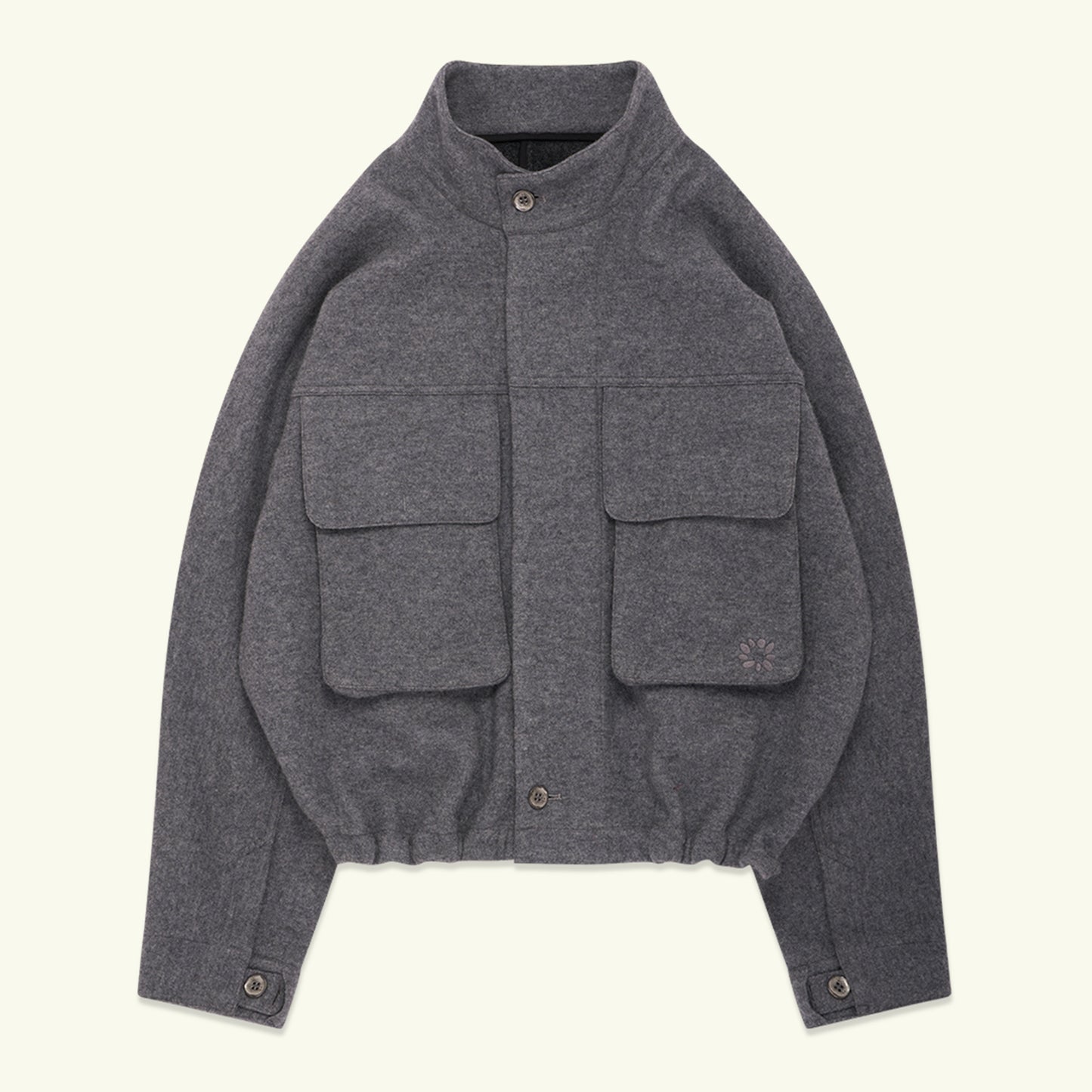 Wool Peveril Jacket (Grey)