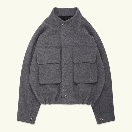 Wool Peveril Jacket (Grey)