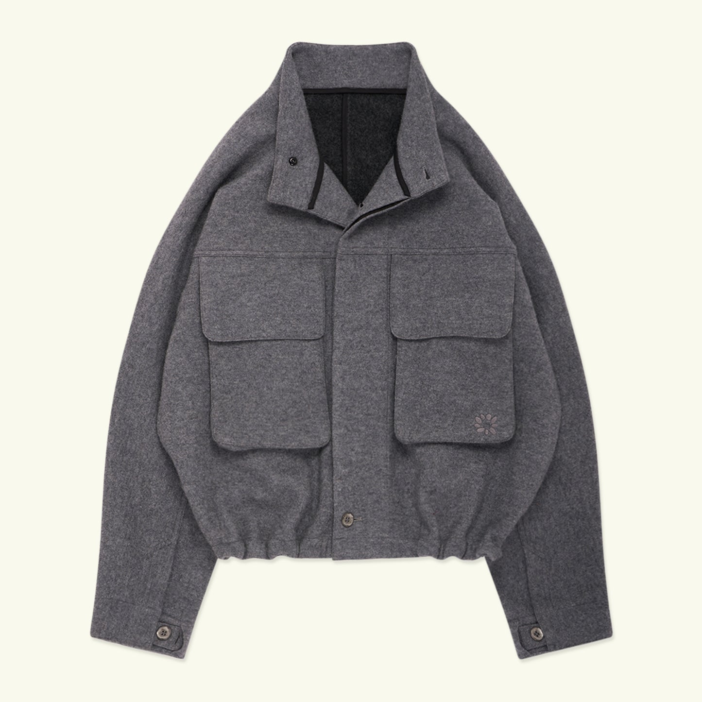Wool Peveril Jacket (Grey)