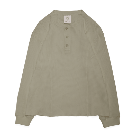 Henley Waffle Sage