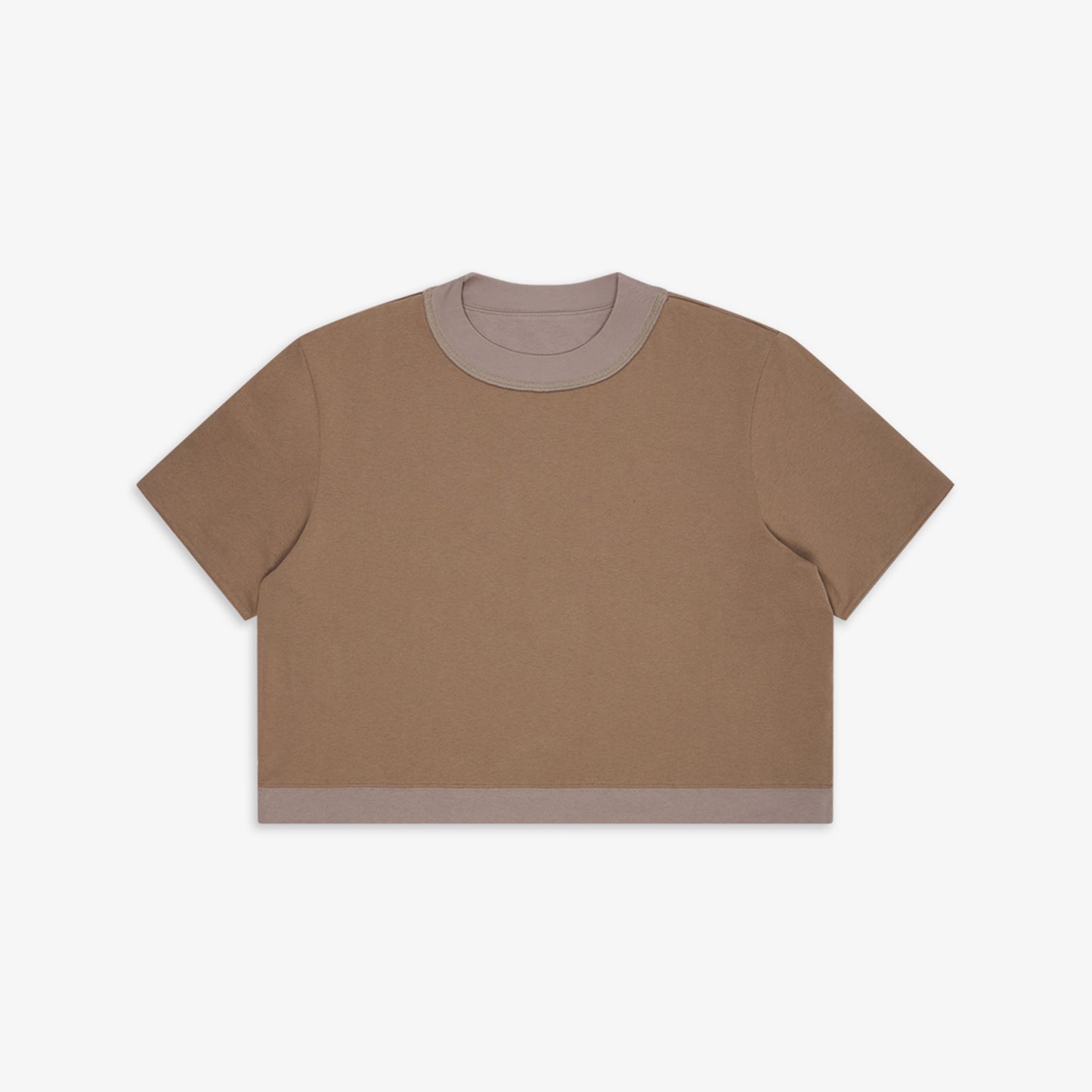 Reversible Tee Grey/Beige