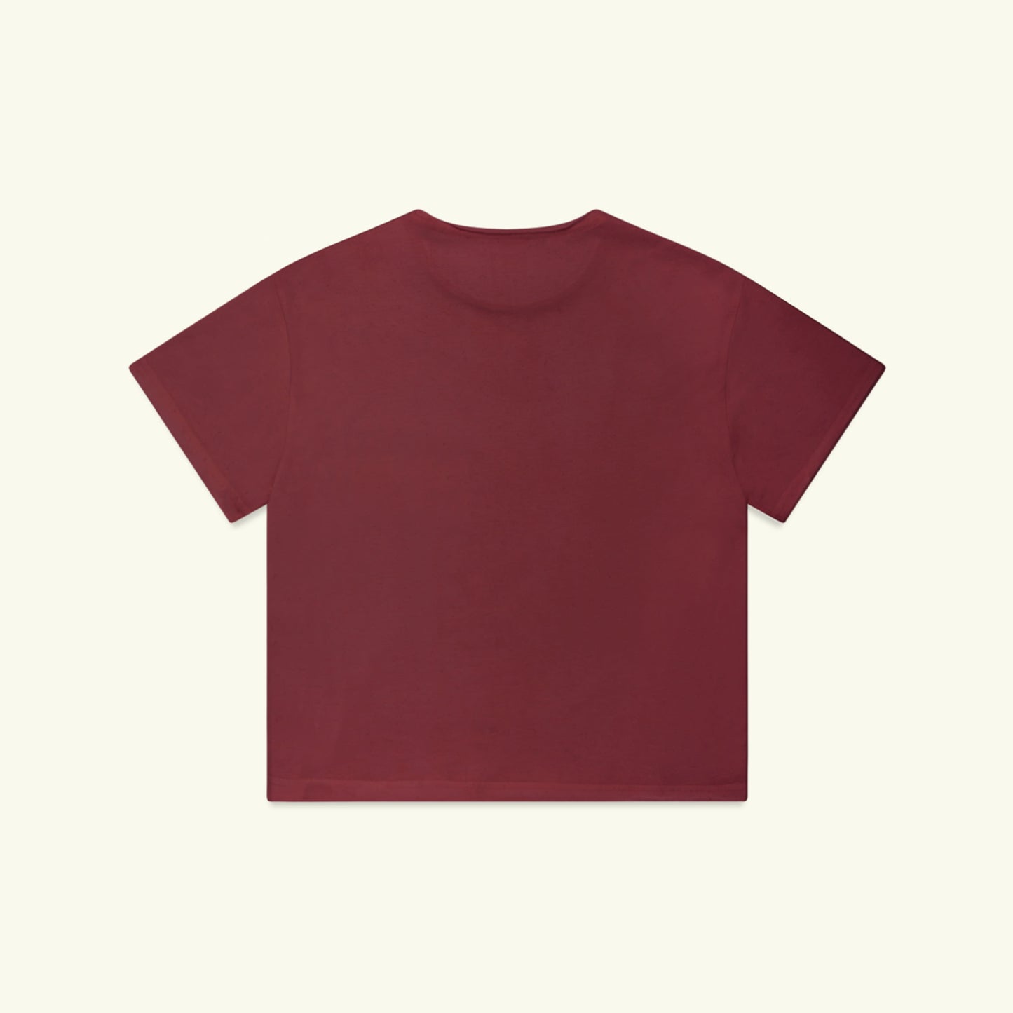 Raw Edge Tee (Wine)