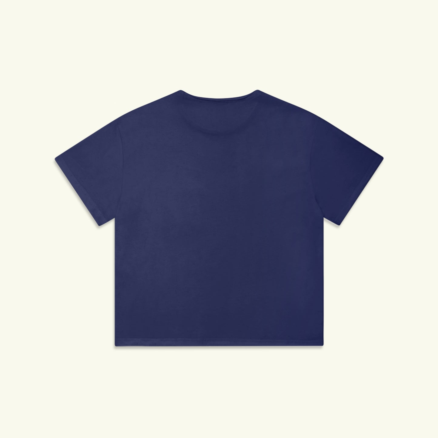 Raw Edge Tee (Navy)