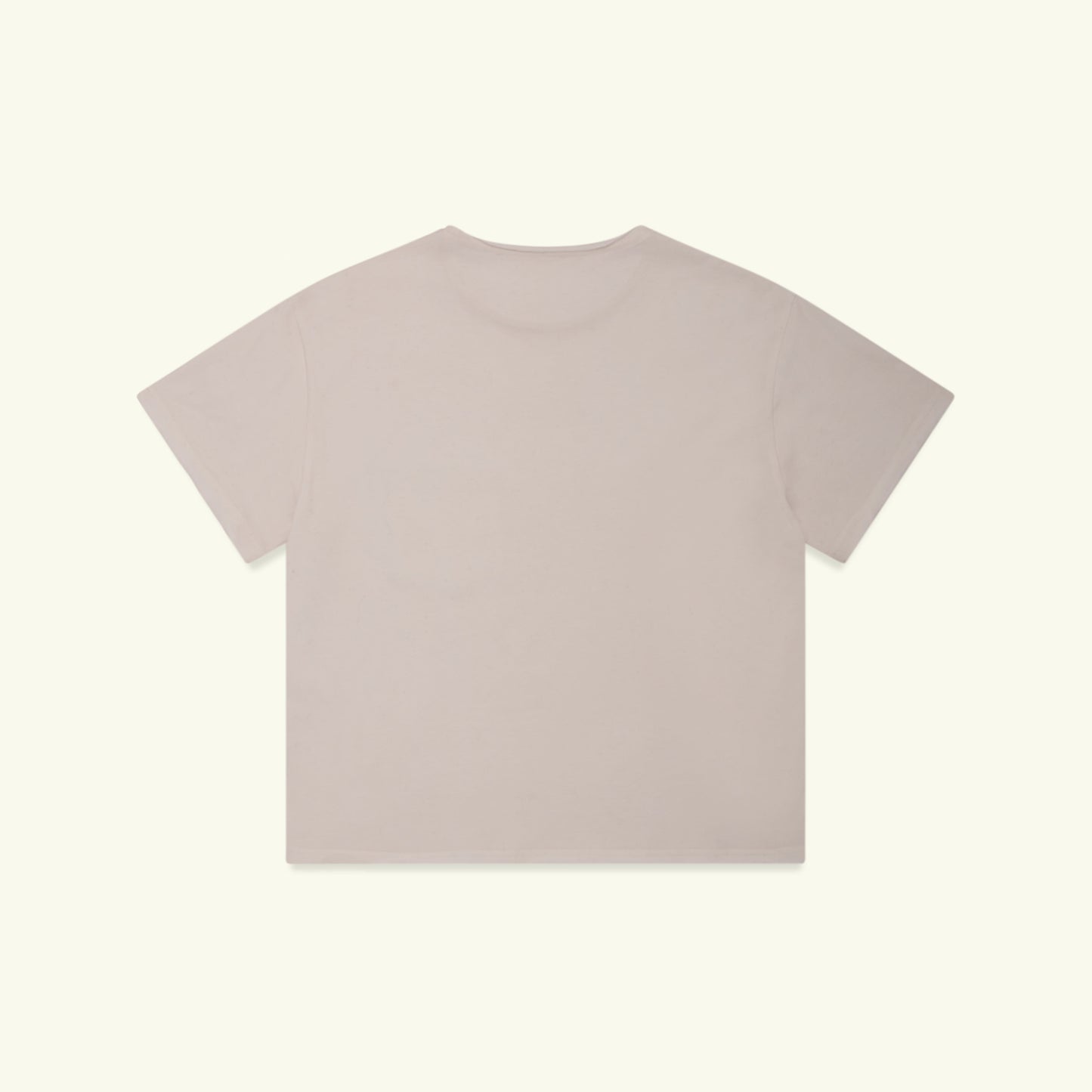 Raw Edge Tee (White)