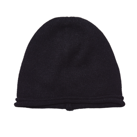 ROLL BEANIE BLACK SS27
