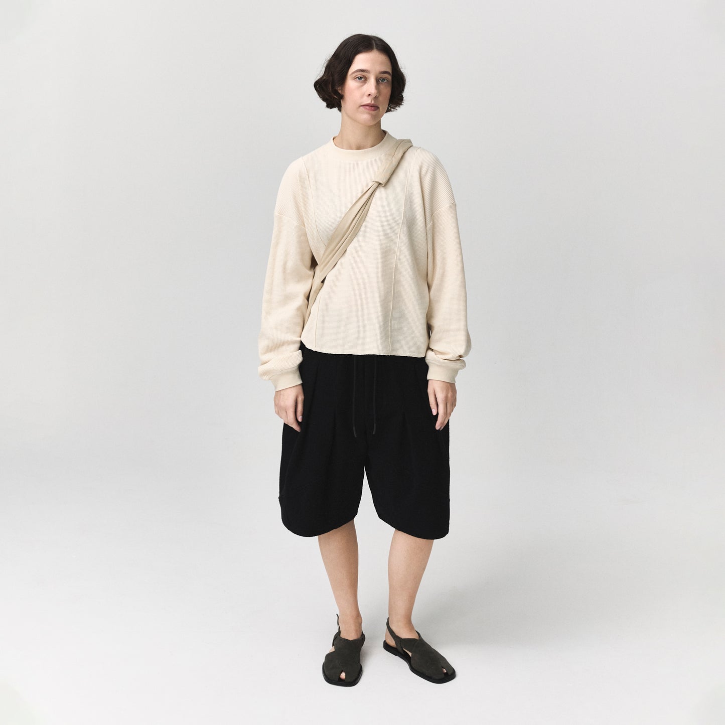 Waffle Longsleeve Oat