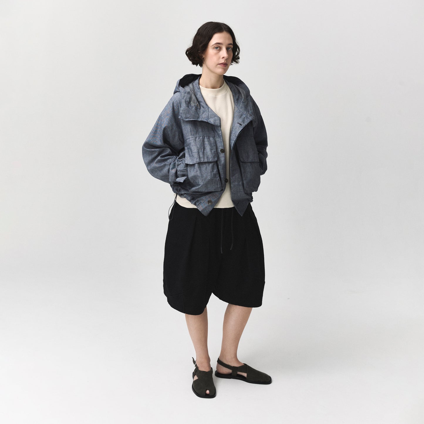 Peveril Jacket Navy Check