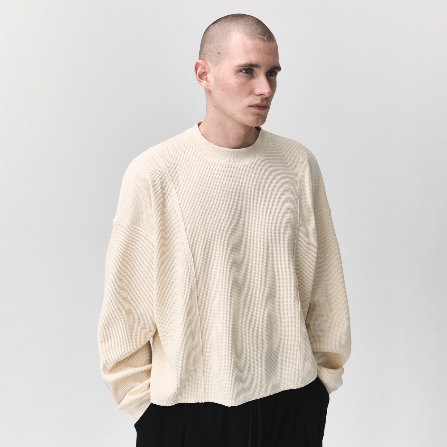 Waffle Longsleeve Oat