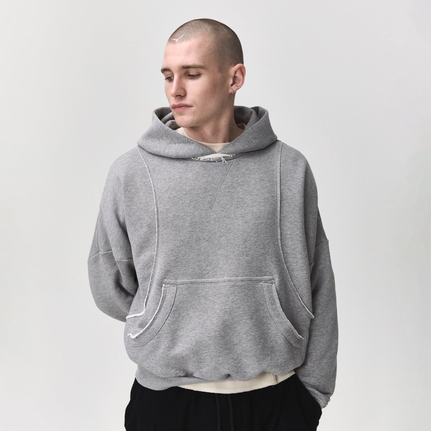 Reversible Hatton Hoodie Grey